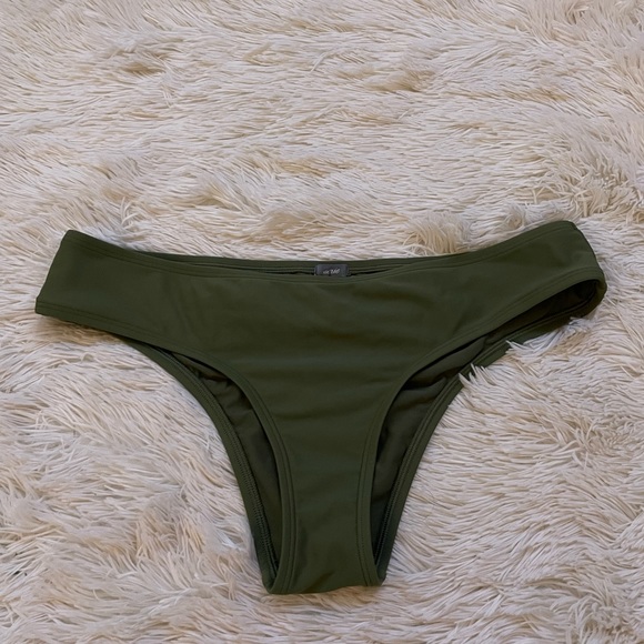 Dark green cheeky bikini bottoms - Picture 1 of 2